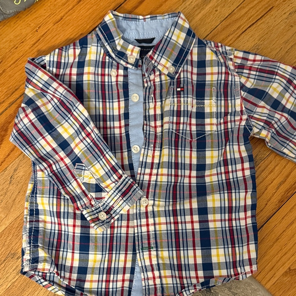 Tommy Hilfiger Kids Plaid Shirt